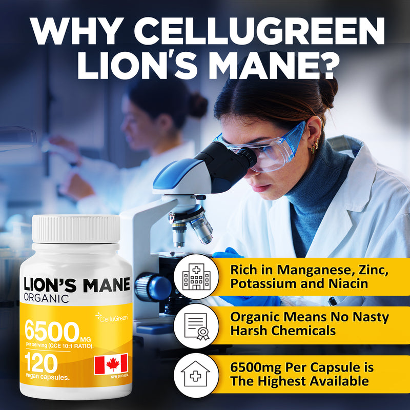 Organic Lion's 6500mg