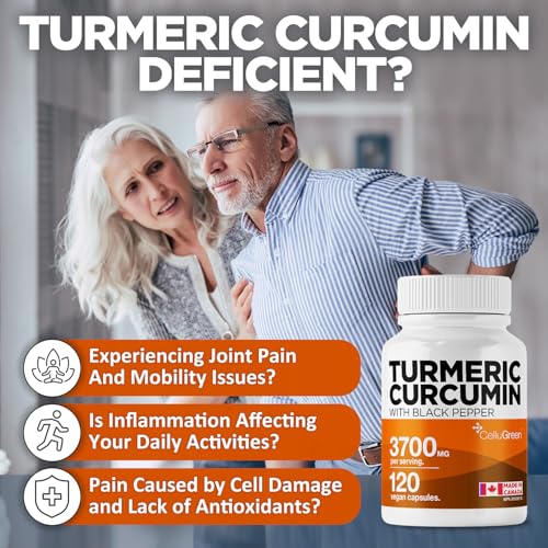 Turmeric Curcumin w Black Pepper 3700mg