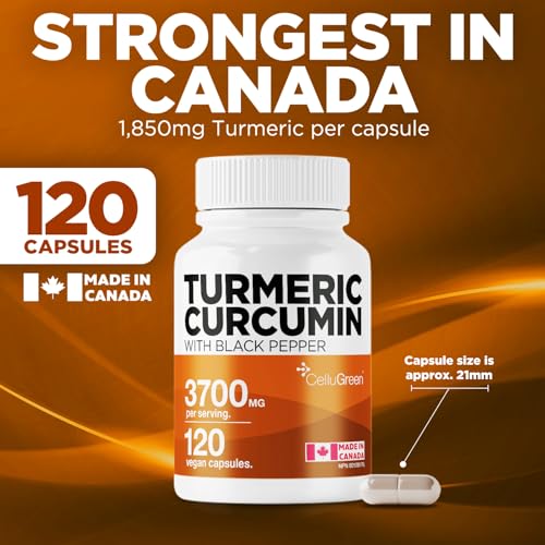Turmeric Curcumin w Black Pepper 3700mg