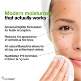 Organic Bakuchiol Triple Strength Face Moisturizer + Vitamin E