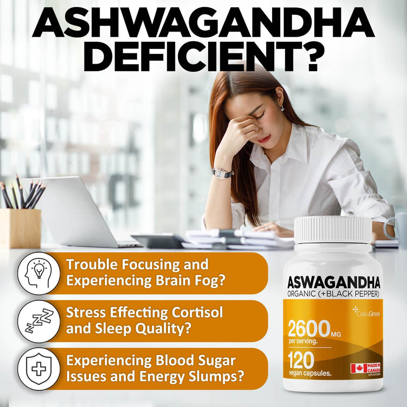 Organic Ashwagandha 2600mg