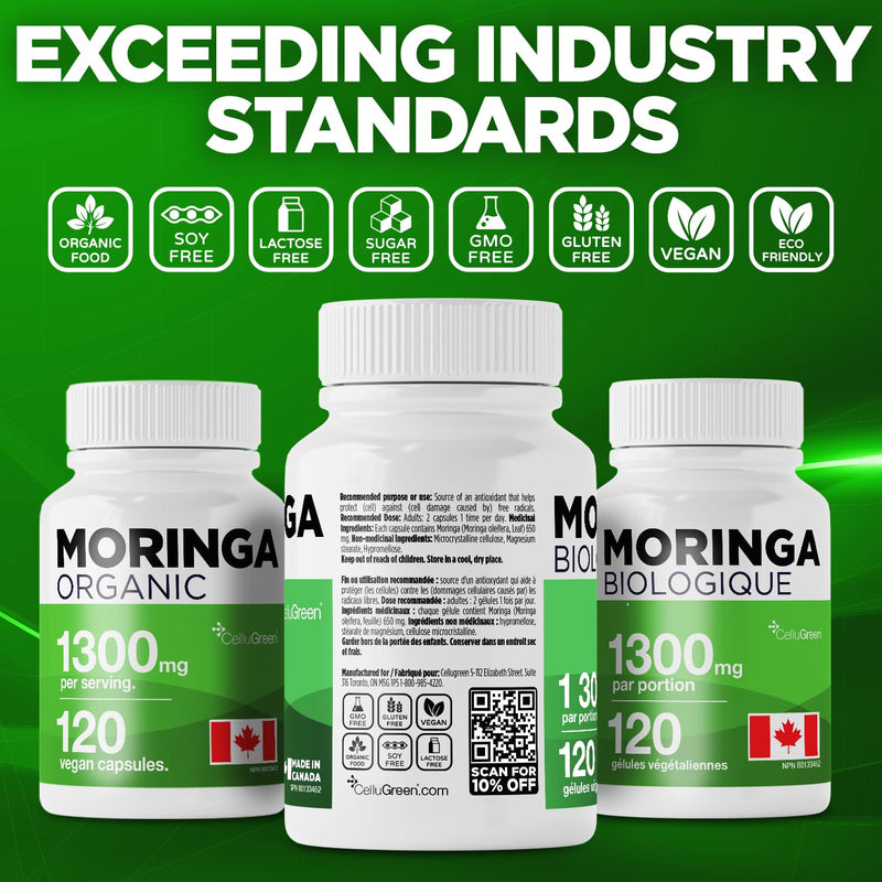 Organic Moringa 1300mg