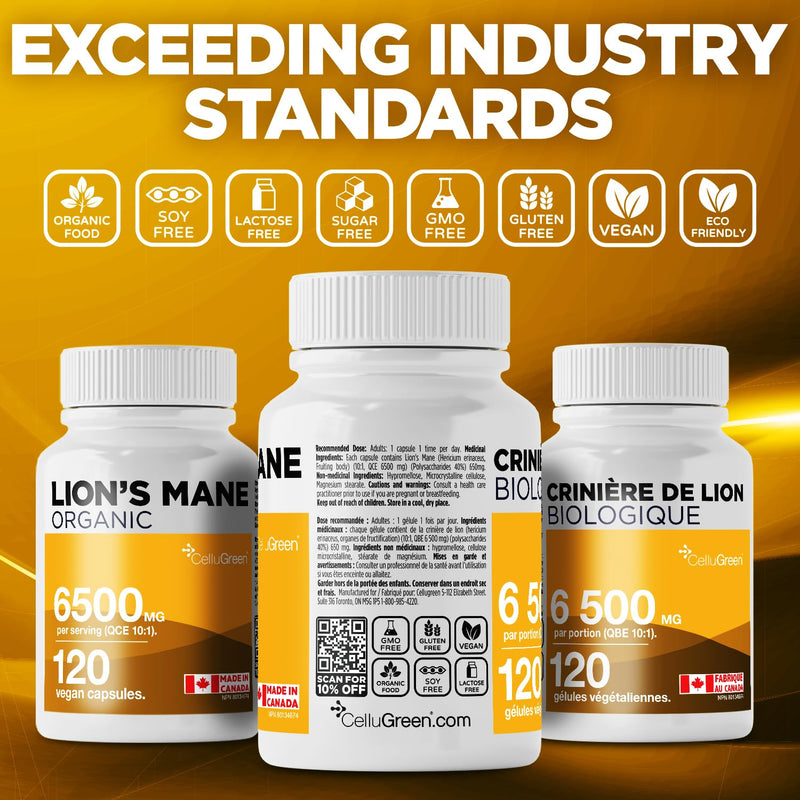 Organic Lion's 6500mg