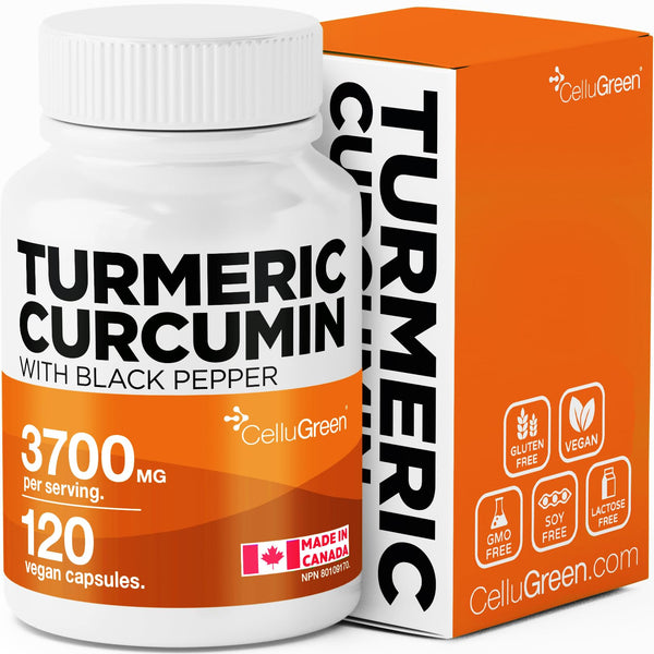 Turmeric Curcumin w Black Pepper 3700mg
