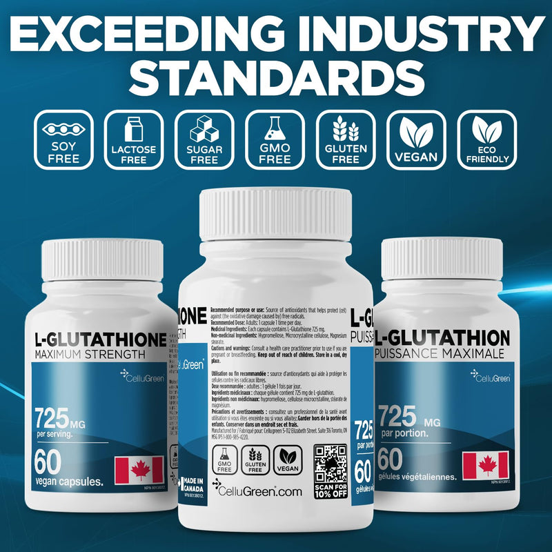 L-Glutathione 725mg CelluGreen L-Glutathione 725mg CelluGreen