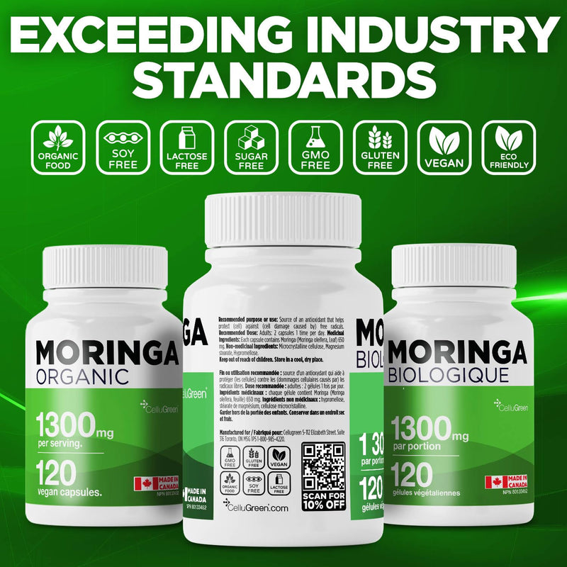 Organic Moringa 1300mg