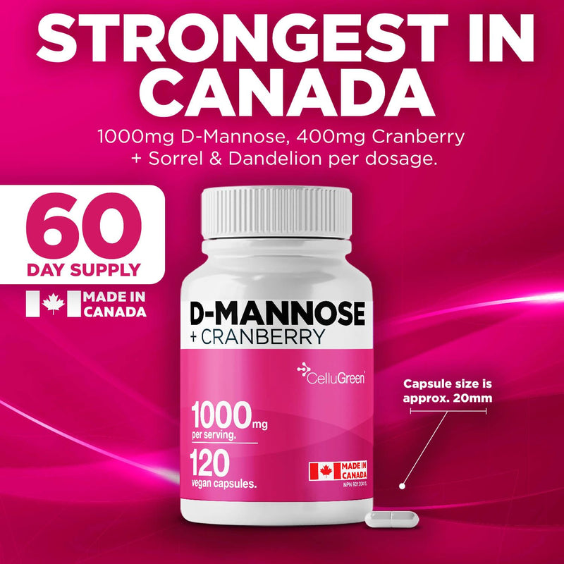 D-Mannose with Cranberry 1000mg