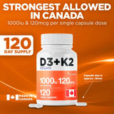 Vegan Vitamin D3 + K2 MK-7