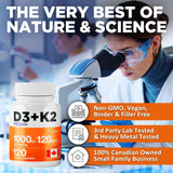 Vegan Vitamin D3 + K2 MK-7