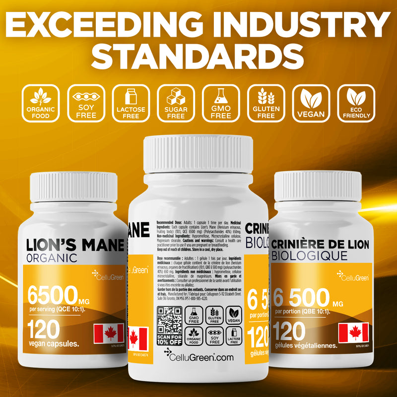 Organic Lion's 6500mg