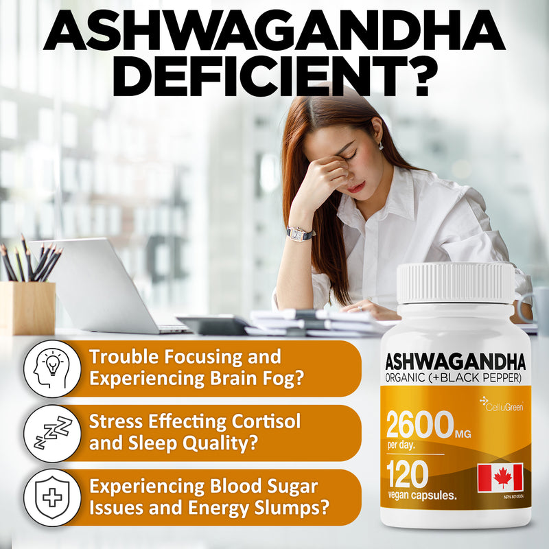 Organic Ashwagandha 2600mg